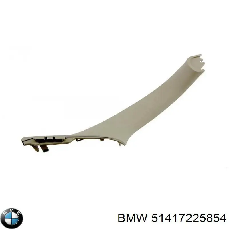 Compre 51417225854 BMW Maçaneta interna dianteira/traseira da porta direita