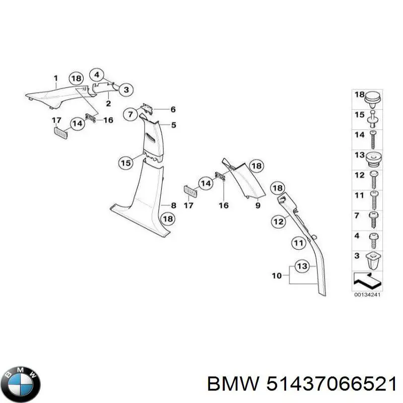  BMW 51437066521 preço, a partir de 10,99 USD