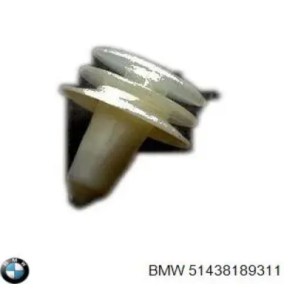 Compre 51438189311 BMW Cápsula (prendedor) de fixação do forro do pára-choque do pára-lama dianteiro