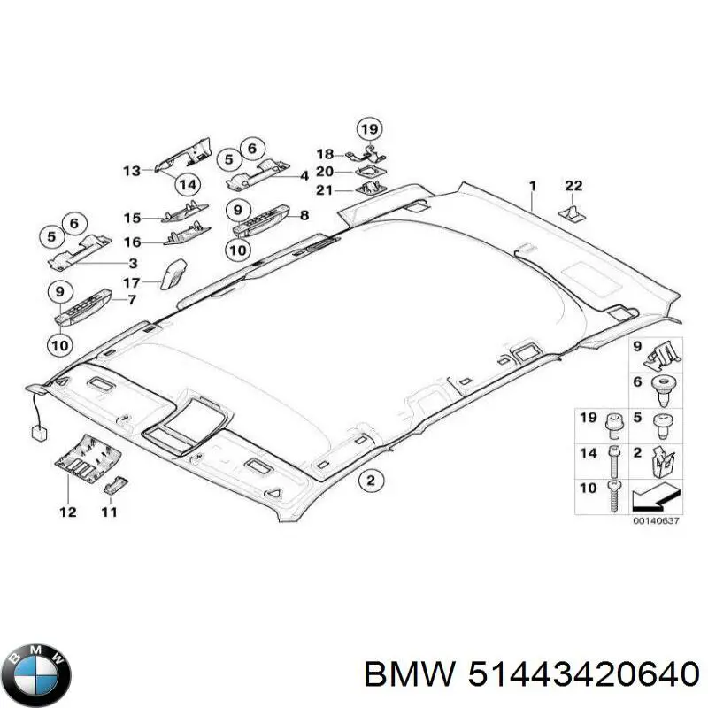 51443420640 BMW 