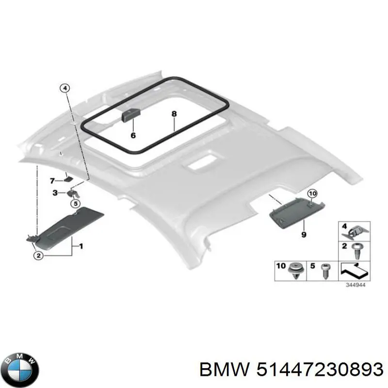  BMW 51447230893 preço, a partir de 24,16 USD
