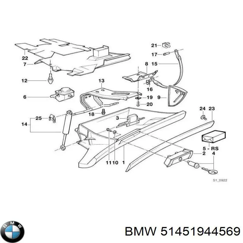 BMW 51161944565 preço, a partir de 31,63 USD