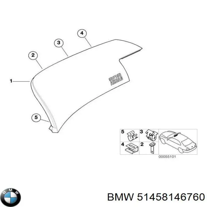  BMW 51458146760 preço, a partir de 4,33 USD