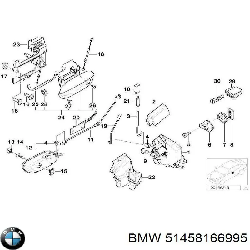  BMW 51458166995 preço, a partir de 5,04 USD