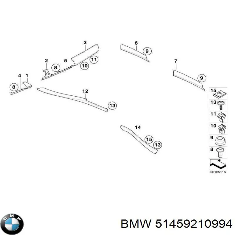 Tampa da caixa para luvas (porta-luvas) BMW X5  E70