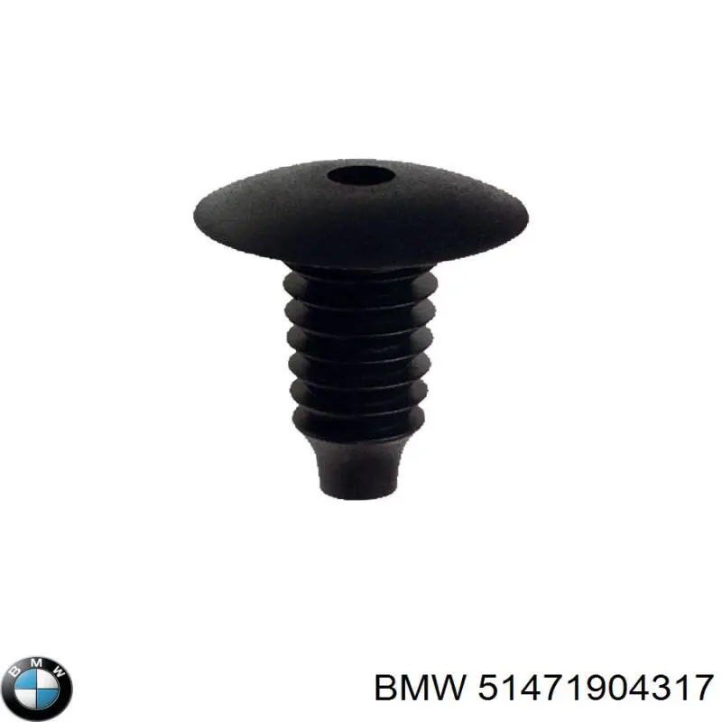 51471904317 BMW Cápsula (prendedor) de fixação de protetor de lama