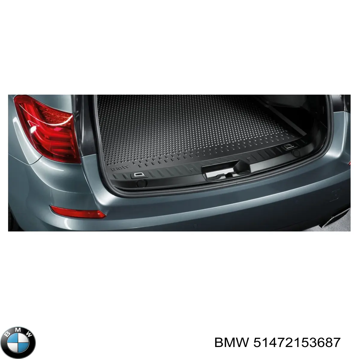Compre 51472153687 BMW Tapete da seção de bagagem