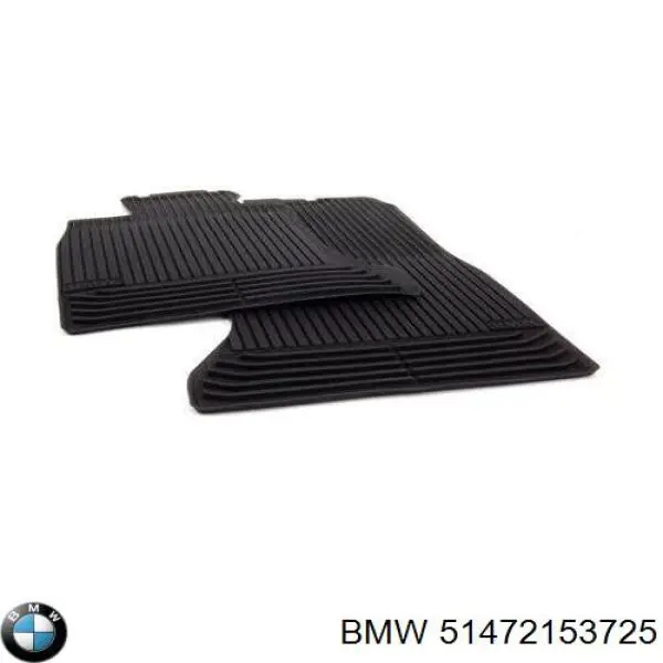 51472153725 BMW Tapete dianteiro, kit de 2 un.