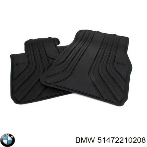 51472210208 BMW Tapete dianteiro, kit de 2 un.