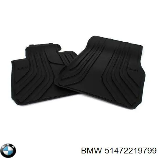 51472219799 BMW Tapete dianteiro, kit de 2 un.