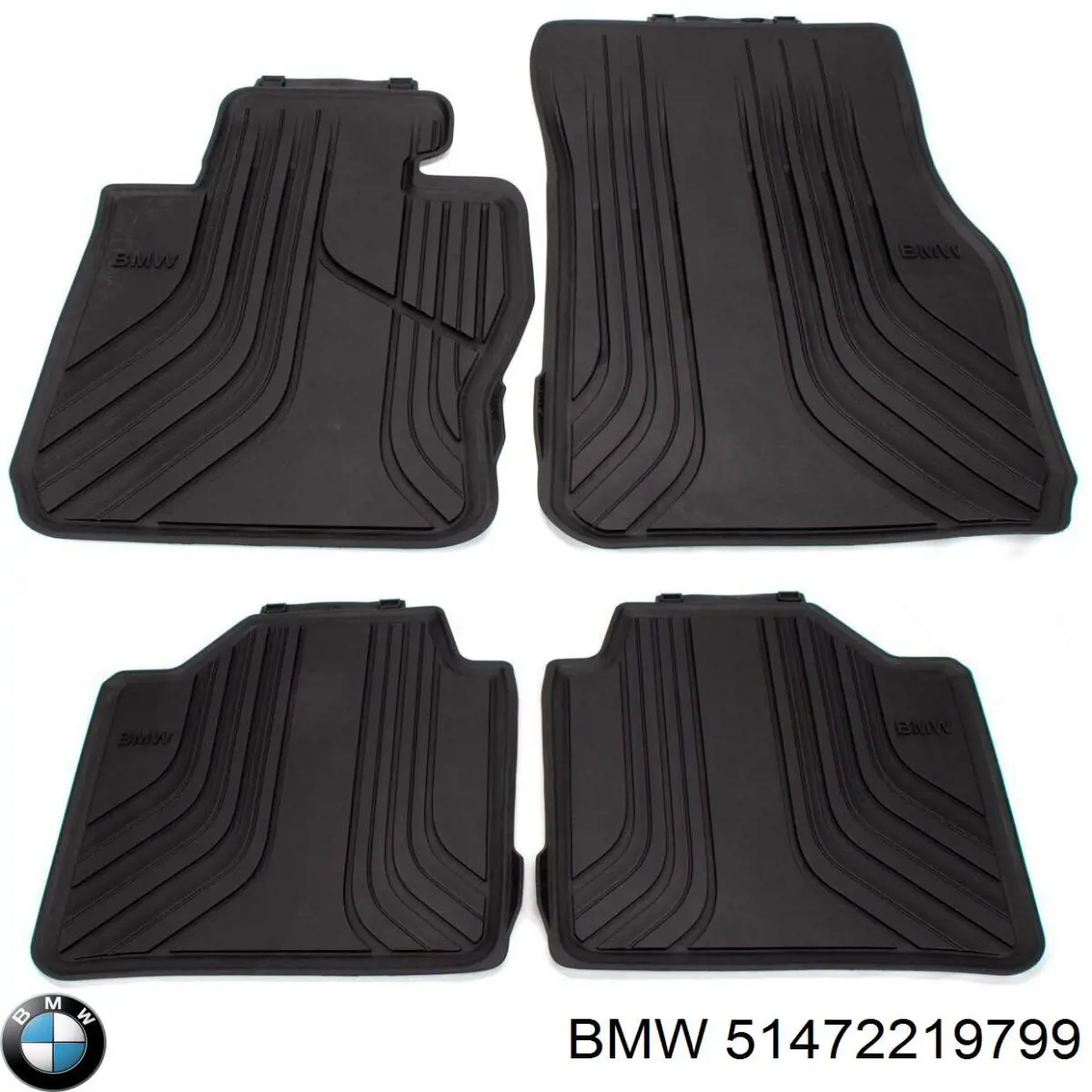 Compre 51472219799 BMW Tapete dianteiro, kit de 2 un.