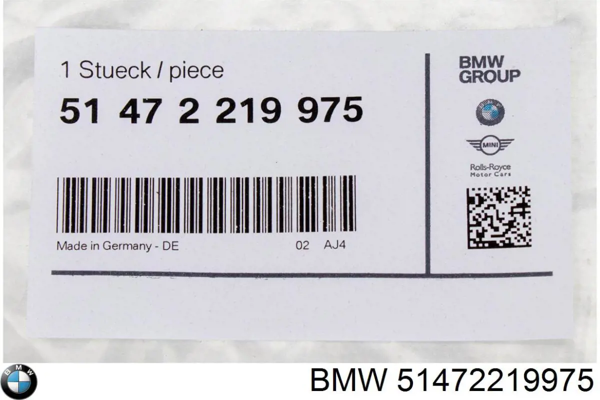 Compre 51472219975 BMW 