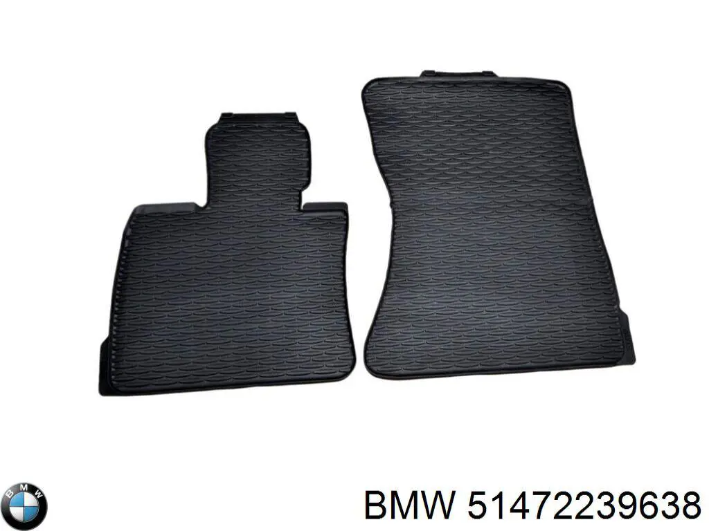 Tapete dianteiro, kit de 2 un. BMW 51472239638 preço, a partir de 124,56 USD