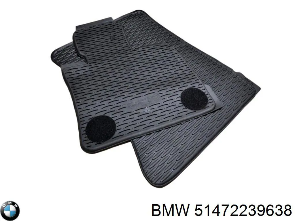 Compre 51472239638 BMW Tapete dianteiro, kit de 2 un.