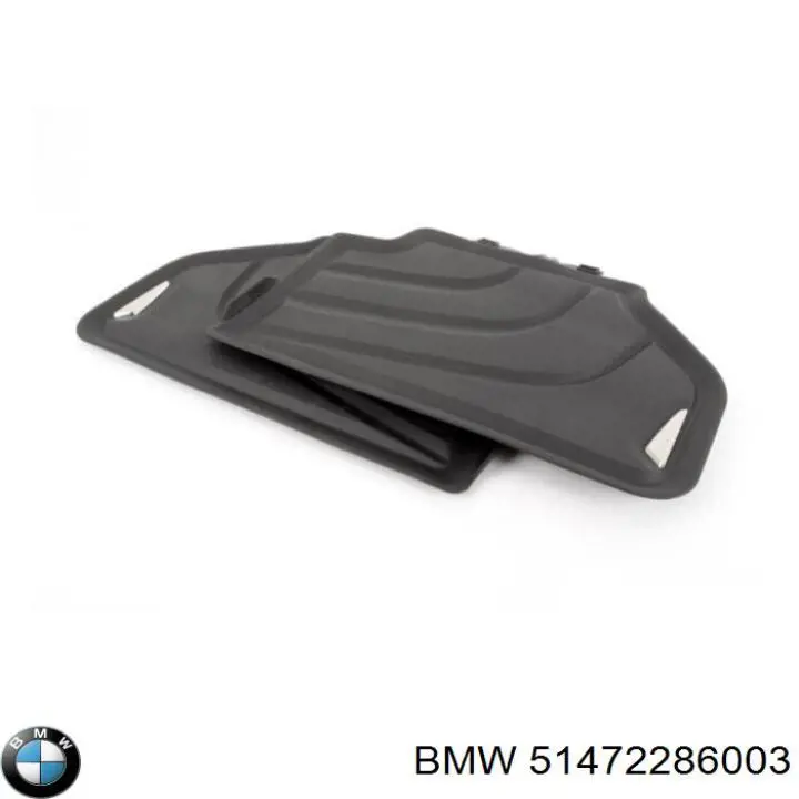 Compre 51472286003 BMW Tapete traseiro, kit de 2 un.