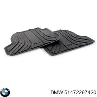 51472297420 BMW Tapete traseiro, kit de 2 un.