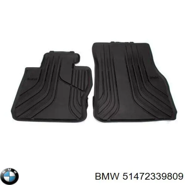 51472339809 BMW Tapete dianteiro, kit de 2 un.