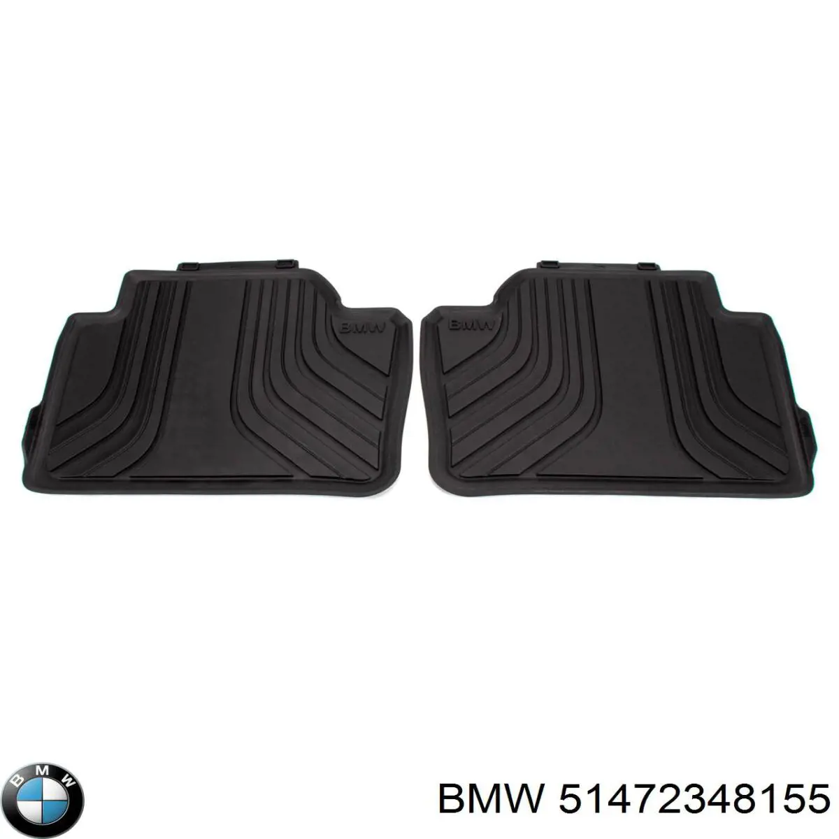 Compre 51472348155 BMW Tapete dianteiro, kit de 2 un.