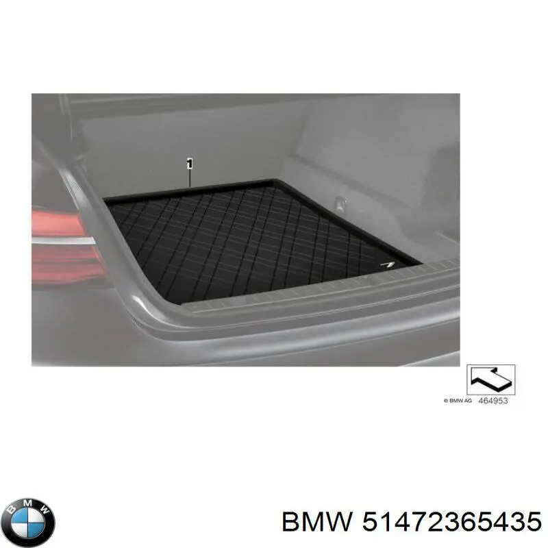 Tapete da seção de bagagem BMW 51472365435 preço, a partir de 263,56 USD