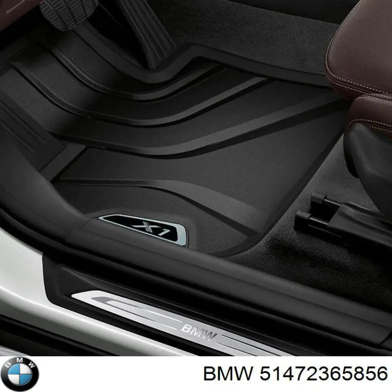 51472365856 BMW Tapete traseiro, kit de 2 un.
