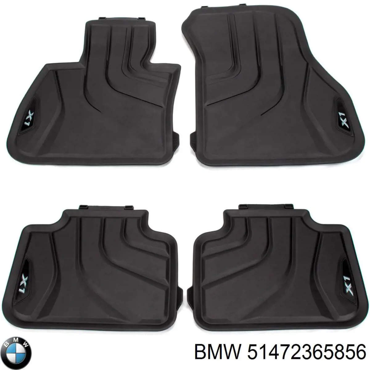Tapete traseiro, kit de 2 un. BMW 51472365856 preço, a partir de 94,98 USD