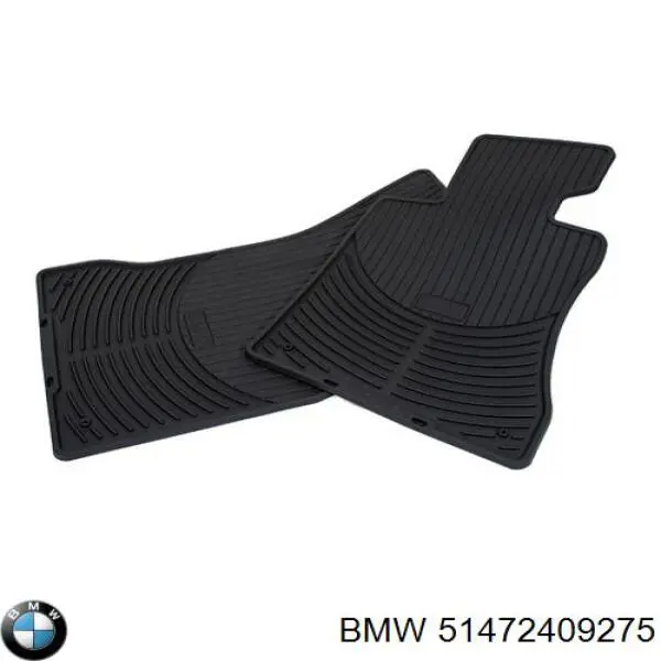 Tapete dianteiro, kit de 2 un. BMW 51472409275 preço, a partir de 100,57 USD