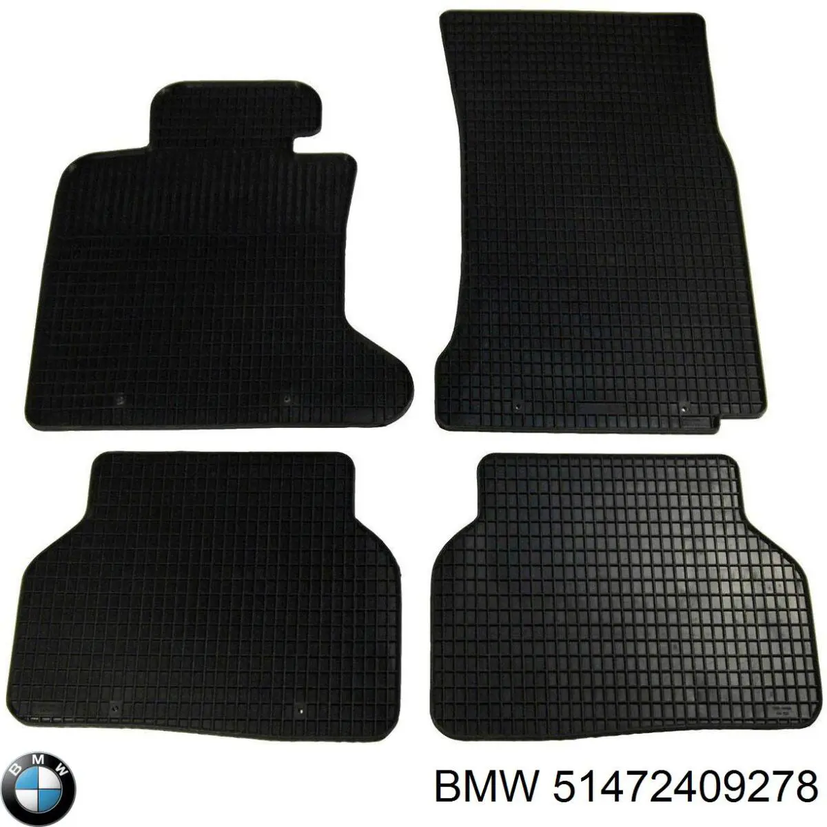 Compre 51472409278 BMW Tapete dianteiro, kit de 2 un.