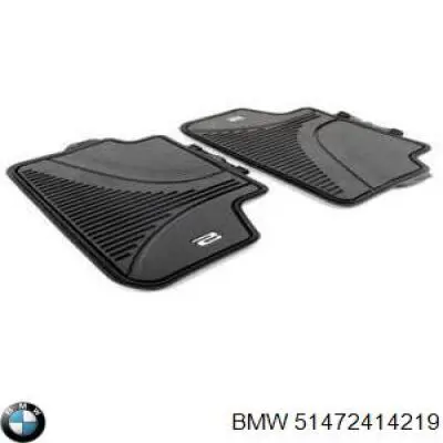 51472414219 BMW Tapete traseiro, kit de 2 un.