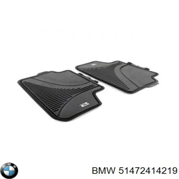 Compre 51472414219 BMW Tapete traseiro, kit de 2 un.