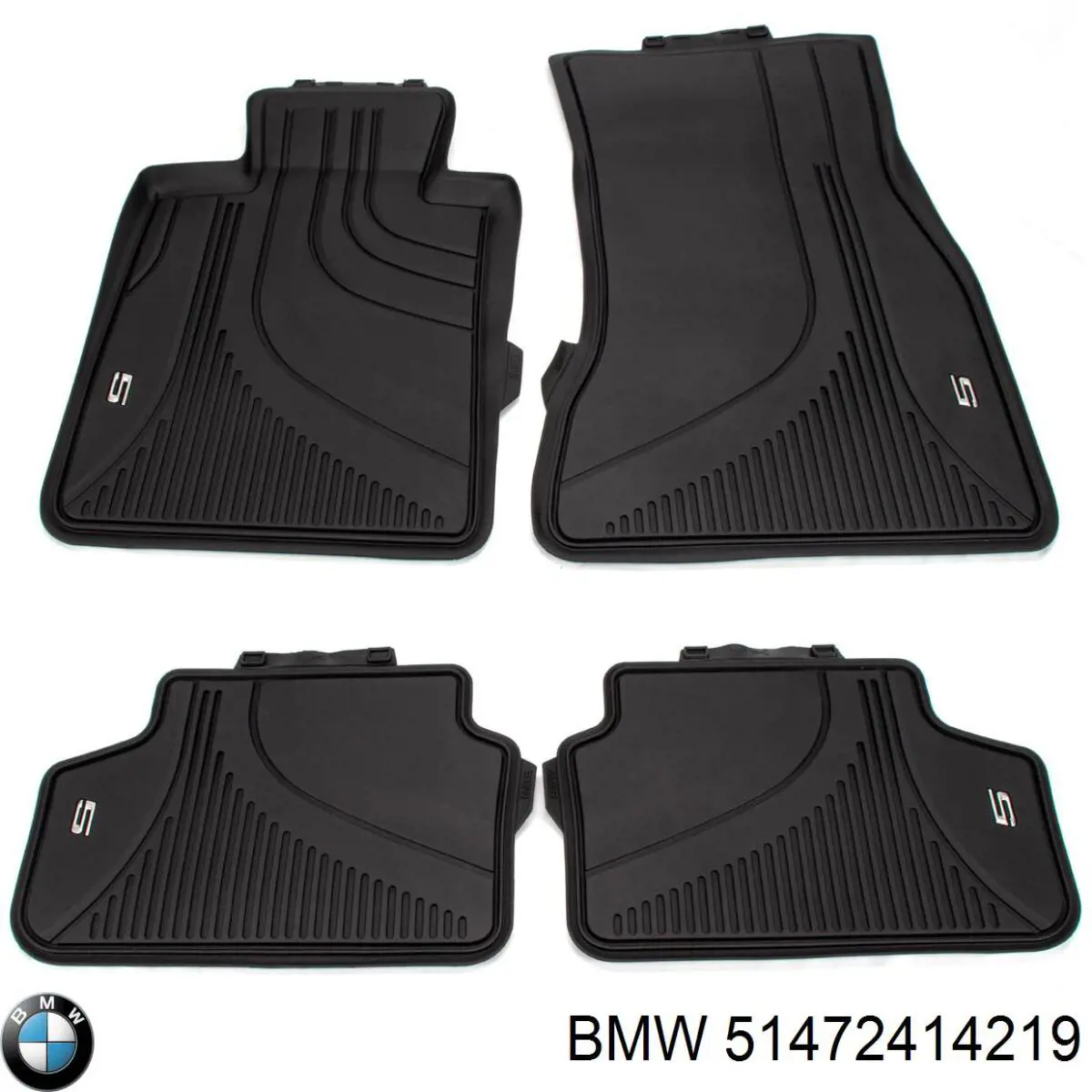 Tapete traseiro, kit de 2 un. BMW 51472414219 preço, a partir de 115,70 USD
