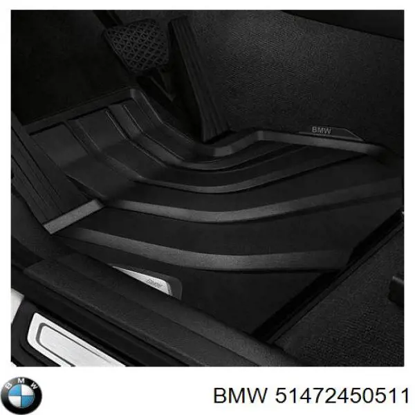 Compre 51472450511 BMW Tapete dianteiro, kit de 2 un.