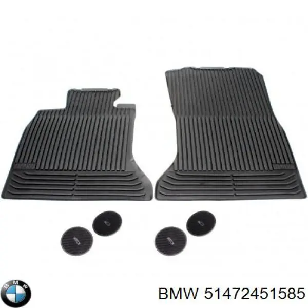 Tapete dianteiro, kit de 2 un. BMW 51472451585 preço, a partir de 137,62 USD