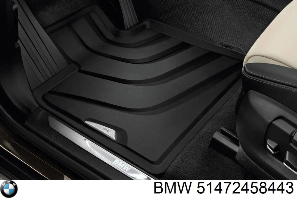 51472458443 BMW Tapete traseiro, kit de 2 un.