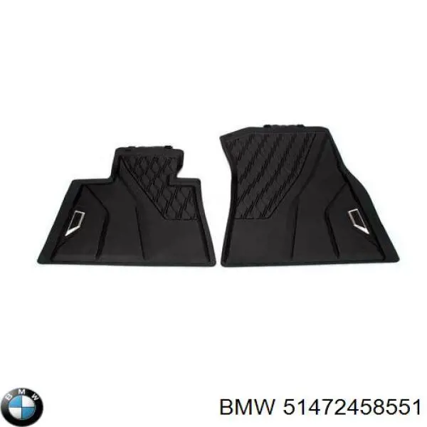 51472458551 BMW Tapete dianteiro, kit de 2 un.