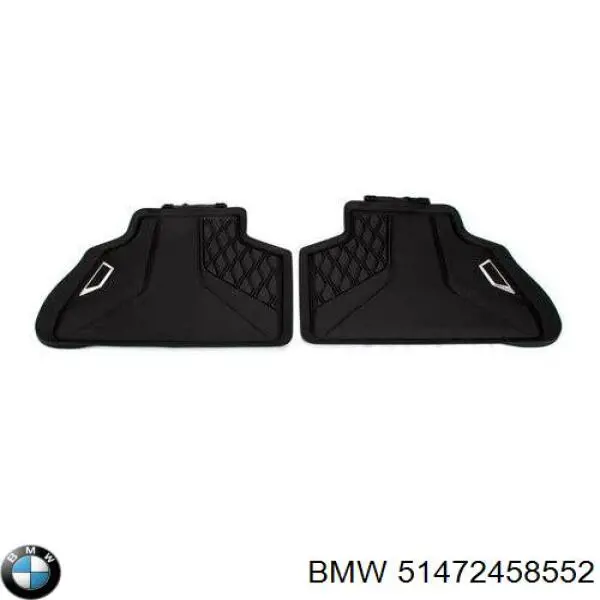 51472458552 BMW Tapete traseiro, kit de 2 un.
