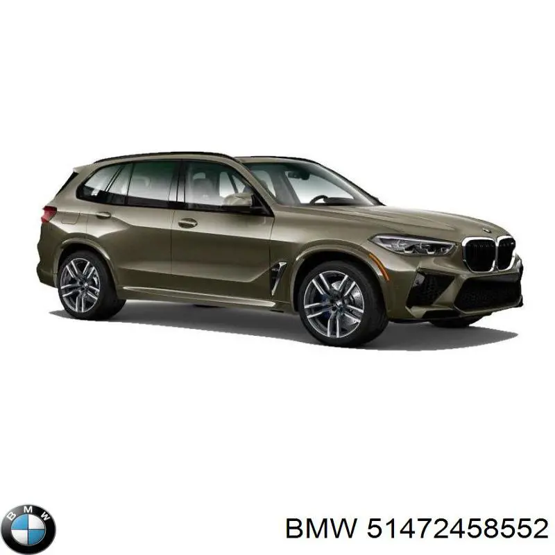 Compre 51472458552 BMW Tapete traseiro, kit de 2 un.