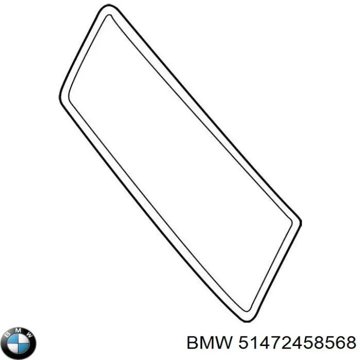 51472458568 BMW Tapete da seção de bagagem