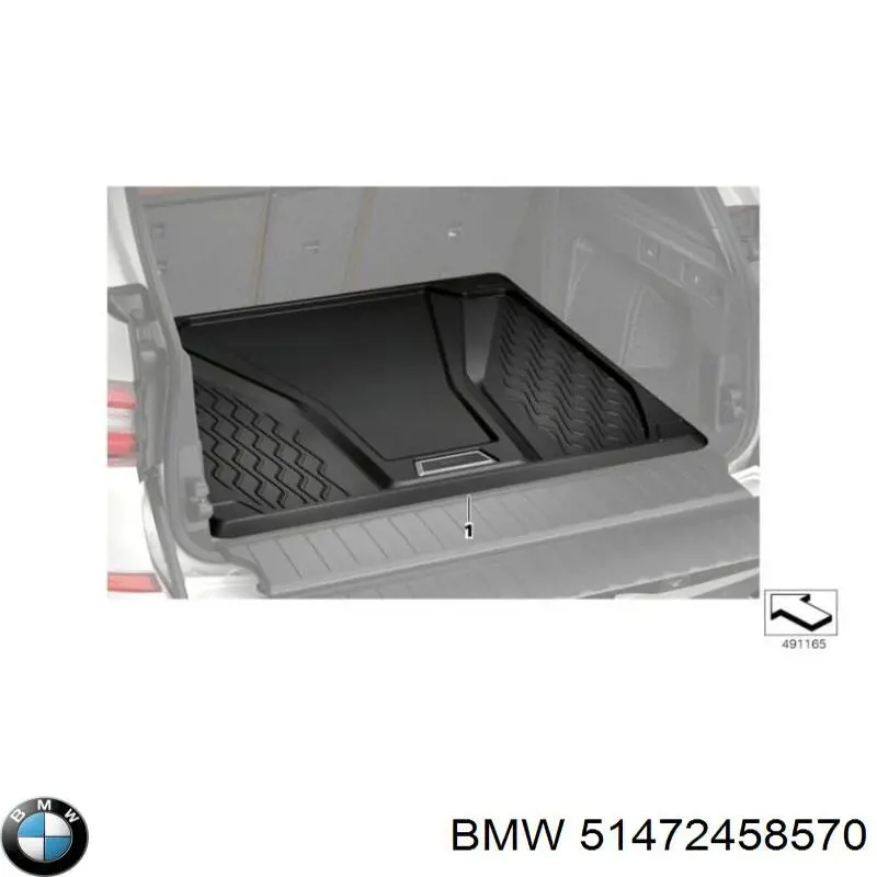 Tapete da seção de bagagem BMW 51472458570 preço, a partir de 273,29 USD