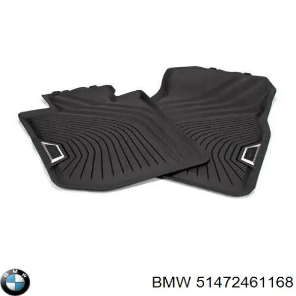 51472461168 BMW Tapete dianteiro, kit de 2 un.