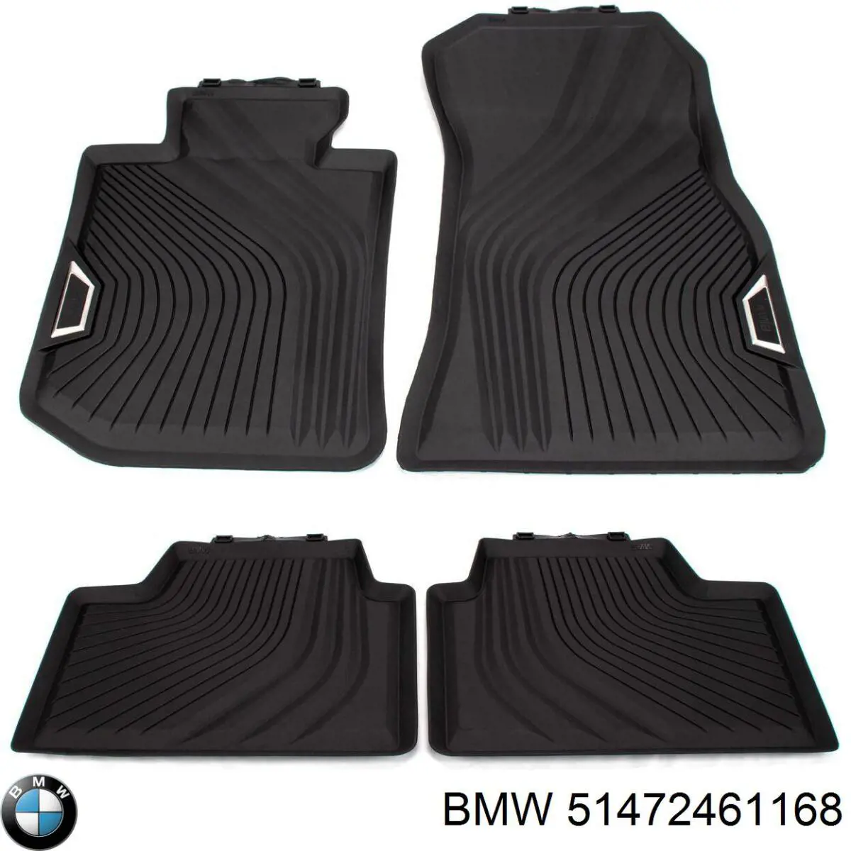 Tapete dianteiro, kit de 2 un. BMW 51472461168 preço, a partir de 131,25 USD