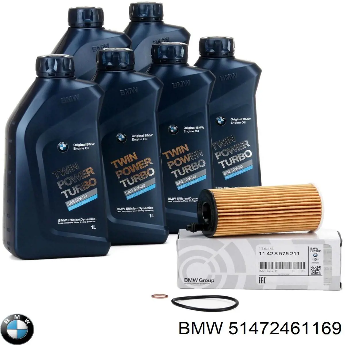 Compre 51472461169 BMW Tapete traseiro, kit de 2 un.