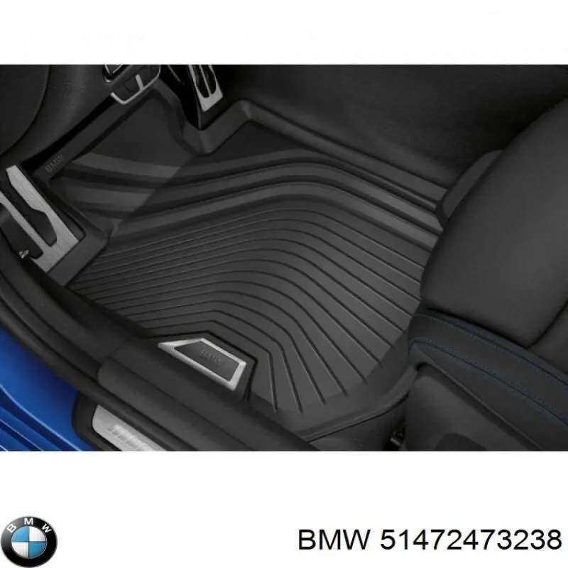 51472473238 BMW Tapete dianteiro, kit de 2 un.
