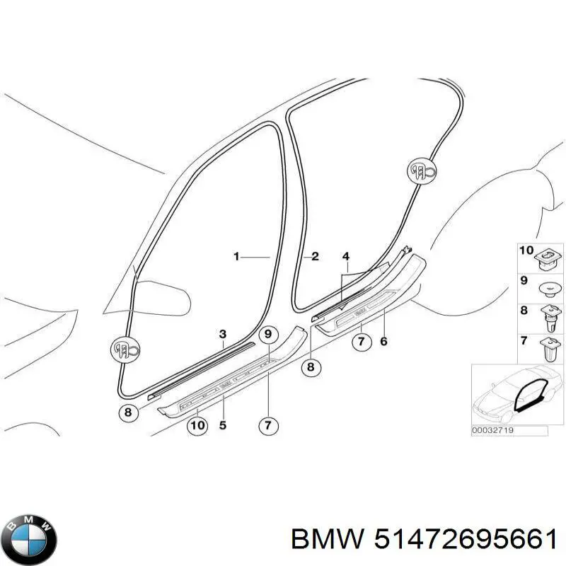  BMW 51472695661 preço, a partir de 222,01 USD