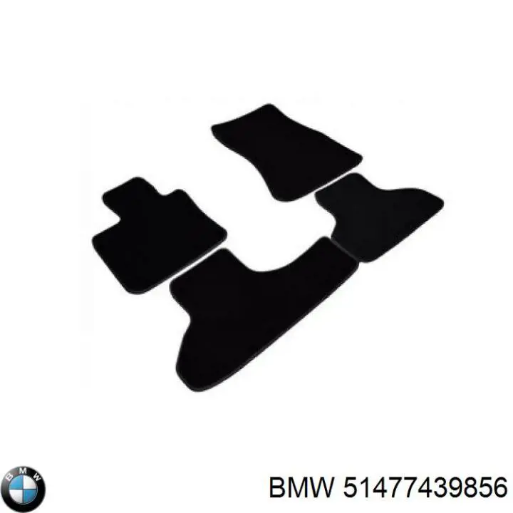 Tapete dianteiro, kit de 2 un. BMW 51477439856 preço, a partir de 230,08 USD