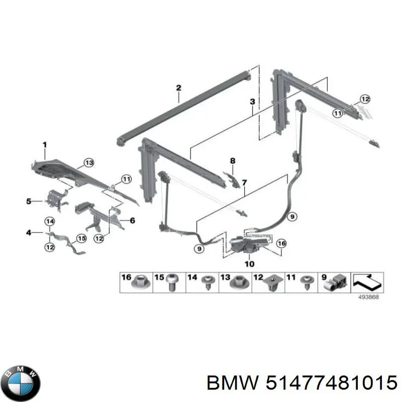 51477481015 BMW Estore da seção de bagagem