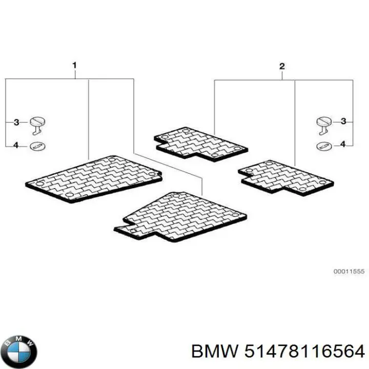 51478116564 BMW Relê das velas de incandescência