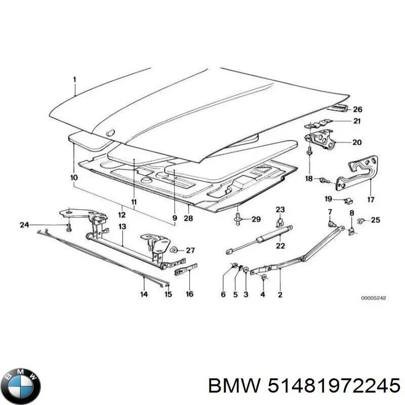  BMW 51481972245 preço, a partir de 129,10 USD