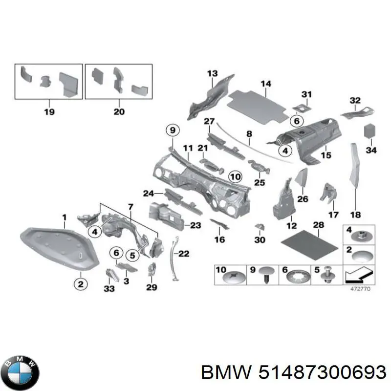  BMW 51487300693 preço, a partir de 33,97 USD