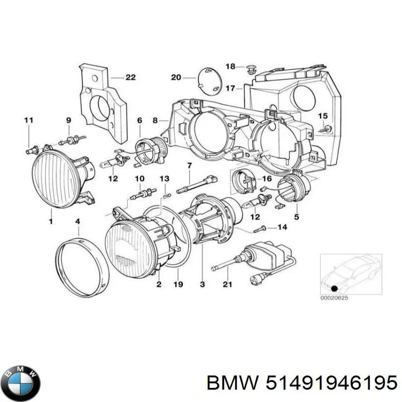  BMW 51491946195 preço, a partir de 3,12 USD
