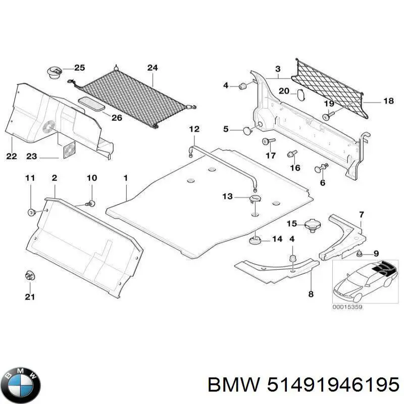 Compre 51491946195 BMW 